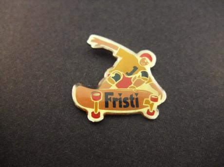 Skateboarden streetstyle sponsor Fristi melkdrankje